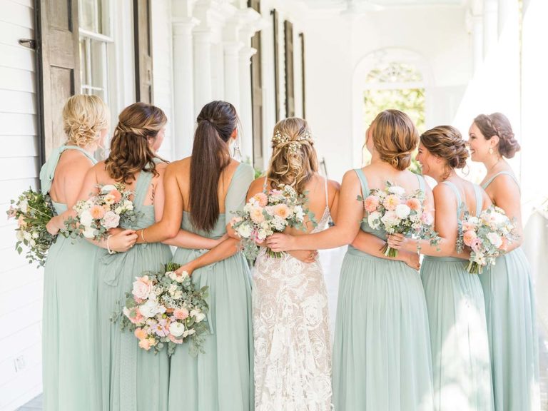 bridesmaids' dresses